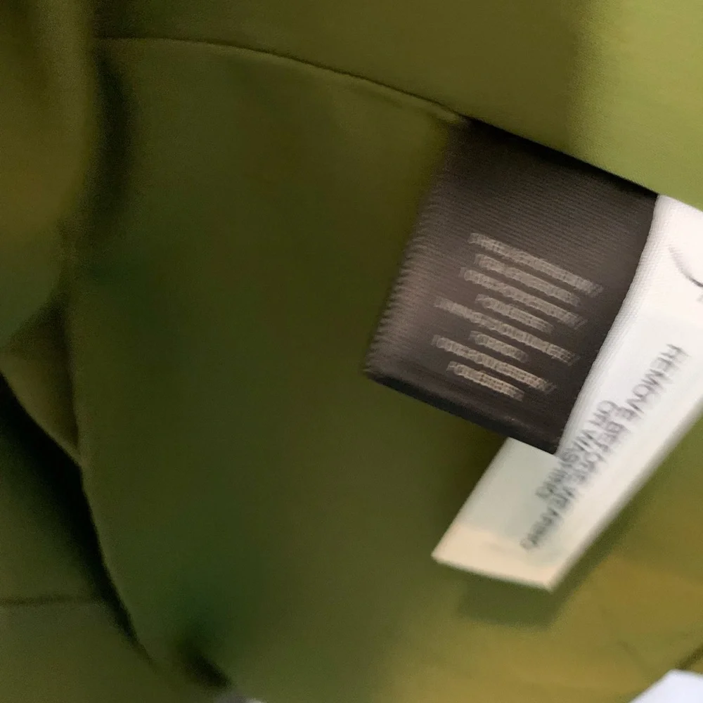 Ann Taylor Dress Womens Size 0 Green Sleeveless ￼￼￼ Pleated ￼Sheath Lined Dress - Picture 7 of 8